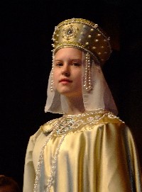 Даша Номчеева в роли Соавянской Азбуки.